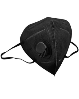 3D маска черная с распиратором