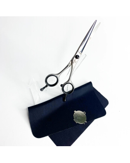 H-550G 5.5	"Suntachi" (ножницы парикмахерские, [104] Black Stars Line, 5.50", прямые)-foto3