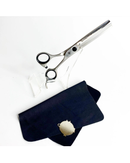 FB-635N 6.0	"Suntachi" (ножницы парикмахерские, [136] Black Stars Line, size 6.00", филировочные)