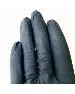 Перчатки black Ammex нитрил текстура по всей ладони M 1пара-foto2