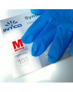Перчатки INTCO M vinyl гладкие 1пара Перчатки INTCO M vinyl гладкие 1пара