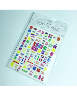 Наклейки joyful nail 812