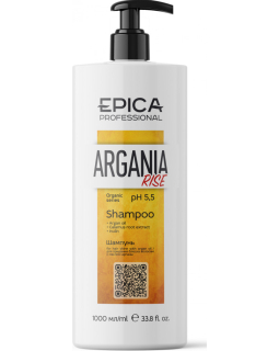 EPICA Professional Argania Rise ORGANIC Кондиционер для придания блеска с маслом арганы, 1000 мл. EPICA Professional Argania Rise ORGANIC Кондиционер для придания блеска с маслом арганы, 1000 мл.