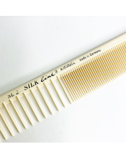 SL2 Расческа "SILK Line" (силиконовая, комбинированная, 19.1см.)-foto2