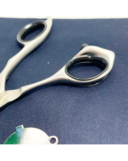 DY-55 5.5"Suntachi"Ножницы парикм.(Black Stars Line,size 5.50,прмые)Китай-foto4