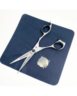 DY-55 5.5"Suntachi"Ножницы парикм.(Black Stars Line,size 5.50,прмые)Китай-foto5