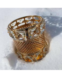 Стакан со стразами квадратными