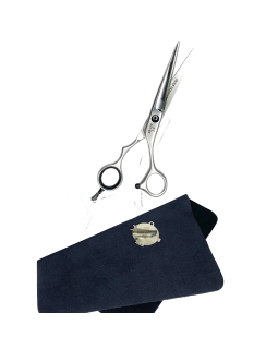 SB-55T 5.5 "Suntachi"(ножницы парикм.(102) Black stars Line,size 5.50прямые)