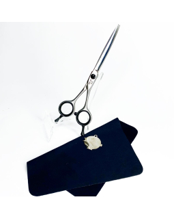 H-60A 6.0 Lefty "Suntachi"(ножницы парикм.(107) Black stars Line,size 6.00прямые,левша)