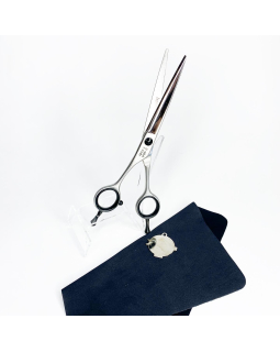 H-60A 6.0 Lefty "Suntachi"(ножницы парикм.(107) Black stars Line,size 6.00прямые,левша)-foto2