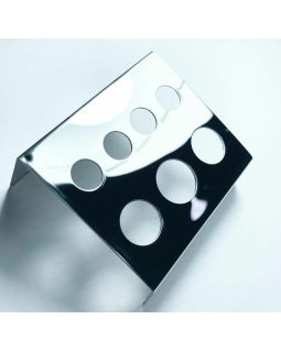 Подставка металл для пигментов Silver 7 ячеек Подставка металл для пигментов Silver 7 ячеек