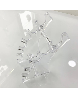 Подставка для кистей прозрачная