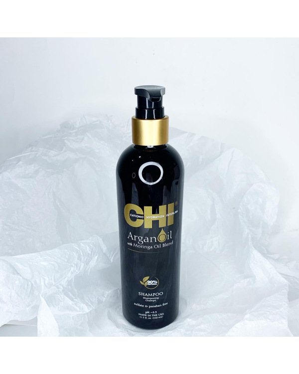 CHIAS12 CHI Шампунь для волос на основе масел аргании и моринги Argan Oil plus Moringa Oil Shampoo 3