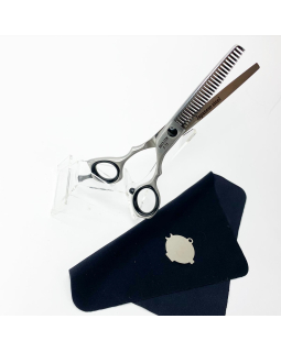 SS57-27A 5.75	"Suntachi" (ножницы парикмахерские, [128] Black Stars Line, size 5.75", филировочные)