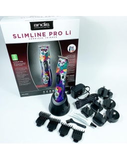 32620"Andis"(машинка для стрижки,D-8 SLIMLINE,TRIMMER,Sugar Skull Des)