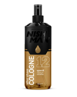 12 Одеколон NISHMAN 12 AFTERSHAVE COLOGNE Spase X 100 мл