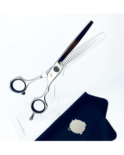 E-6027N 6.0 "Suntachi" (ножницы парикмахерские, Black Stars Line, size 6.00", филировочные)-foto2