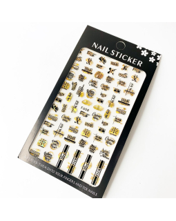 Наклейки Nail sticker f658 ч/з