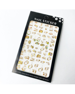 Наклейки Nail sticker f658 б/з