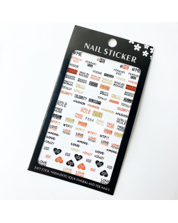 Наклейки Nail sticker f554