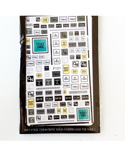 Наклейки Nail sticker f121