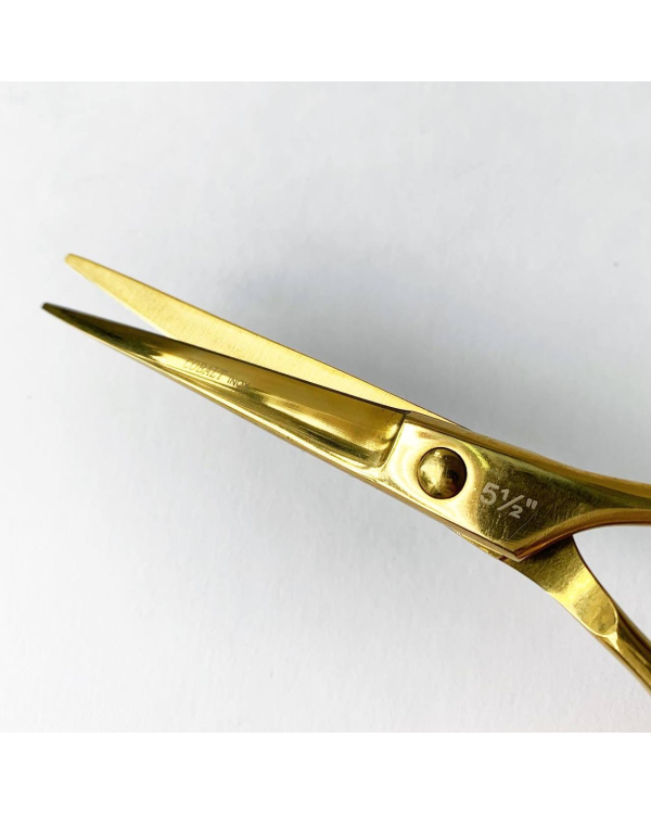 J-331\5,5GD Ножницы для стрижки, 14см, золото