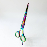J-331\5,5ML Ножницы для стрижки,14см,мультицвет