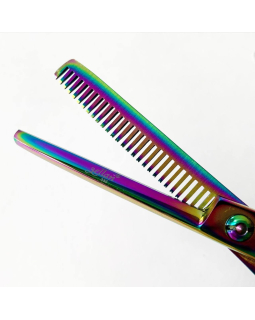J-332\5,5ML Ножницы филир,14см,мультицвет-foto2
