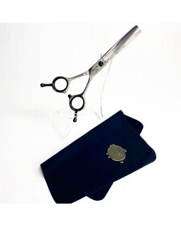 FK-640N6.0	"Suntachi" (ножницы парикмахерские, [137] Black Stars Line, "ЧЕХОЛ", 6.00", филировочные)