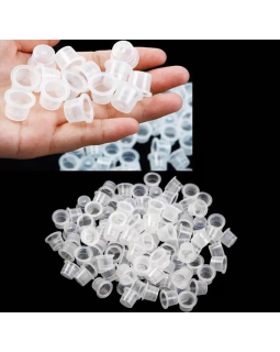 Одноразовые колпачки для краски тату S 100шт Одноразовые колпачки для краски тату S 100шт