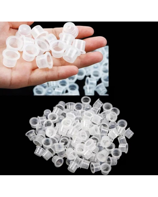 Одноразовые колпачки для краски тату М 100шт