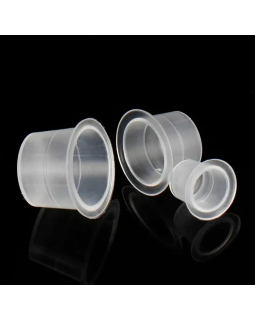 Одноразовые колпачки для краски тату М 100шт-foto3