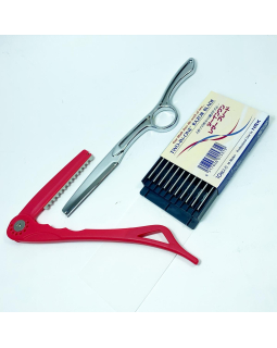2-IN-1 Лезвия "PROFI line"(филировочное,к бритве,10шт)