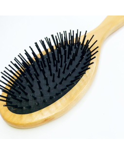Щетка массажная Natural hair brush BSJ-13 овал-foto2