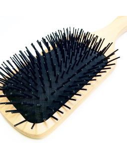 Щетка массажная Natural hair brush BSJ-14 квадрат-foto2