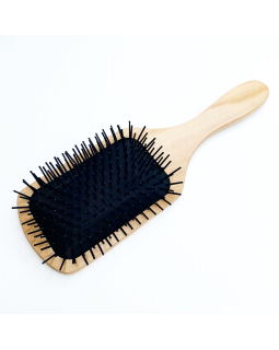 Щетка массажная Natural hair brush BSJ-14 квадрат