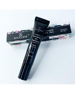 Гель-Краска для стемпинга Maxline серебро
