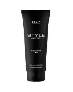 Ollin гель мокрый эффект средней фиксации 200мл