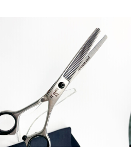 FK-5540N5.5	"Suntachi" (ножницы парикмахерские, [108] Black Stars Line, "ЧЕХОЛ", 5.50", филировочные-foto2