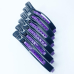 Уточки для волос фиолет 6шт