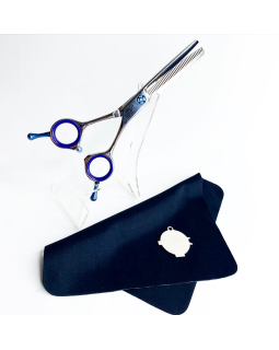 FK-540N5.5 "Suntachi" (ножницы парикмахерские, [37] Diamond Line, size 5.50", филировочные)-foto2