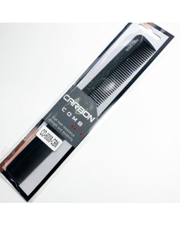 CO-6008-CBN Расческа "PROFI line"(CO-CBN-6008,Carbon,комбинированная,длинная)-foto2