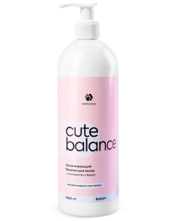 Балансирующий бальзам для волос Adricoco cute balance с лемонграссом и бораго 1000мл