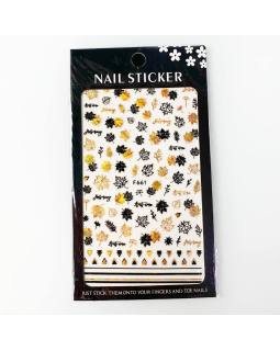 Наклейки F661 Black-gold