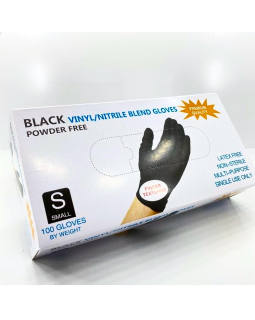 Перчатки Black vinil\nitril S 50пар Перчатки Black vinil\nitril S 50пар