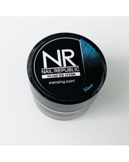 Краска для стемпинга Stamping paint NR blue