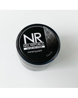 Краска для стемпинга  Stamping paint NR black