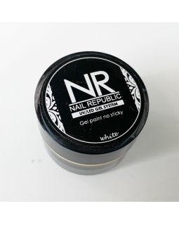 Гель-краска Gel paint no sticky NR white