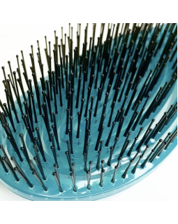 Щетка массажная для волос FLAWLE Spiral Brush 2.101.01 Frosty Green-foto2