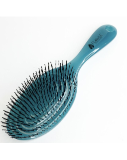 Щетка массажная для волос FLAWLE Spiral Brush 2.101.01 Frosty Green